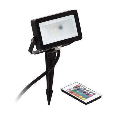 Ip44 Outdoor Recessed Ground Light Black Aluminium 10W Built In Led - image 1