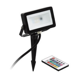 Ip44 Outdoor Recessed Ground Light Black Aluminium 10W Built In Led - thumbnail 1