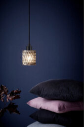 Nordlux Hollywood Glass Pendant Light Retro Black,mains - thumbnail 4
