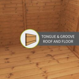 Mercia 20X10 Ft Apex Wooden Workshop With Double Door - thumbnail 8