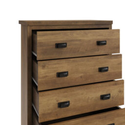 Gfw Boston 4 Drawer Chest Of Drawers Knotty Oak - thumbnail 4