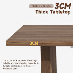 Matteo Extendable Walnut Effect Rectangular Dining Table 140-200Cm - thumbnail 7
