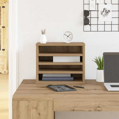 Walplus Desk Organiser Artisan Oak 36 X 26 X 29.5 Cm Engineered Wood - image 1