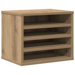 Walplus Desk Organiser Artisan Oak 36 X 26 X 29.5 Cm Engineered Wood - thumbnail 2