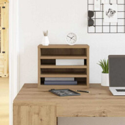 Walplus Desk Organiser Artisan Oak 36 X 26 X 29.5 Cm Engineered Wood - thumbnail 1