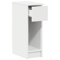 Berkfield Bedside Cabinet With Drawer White 20X36X60 Cm - thumbnail 5