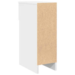Berkfield Bedside Cabinet With Drawer White 20X36X60 Cm - thumbnail 7