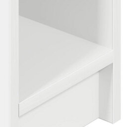 Berkfield Bedside Cabinet With Drawer White 20X36X60 Cm - thumbnail 9