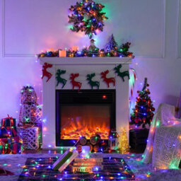 1000 Led Multicoloured Christmas String Lights Indoor Bedroom, String Lights Outdoor Clear Wire, 8 Modes Twinkle String Lights - thumbnail 3