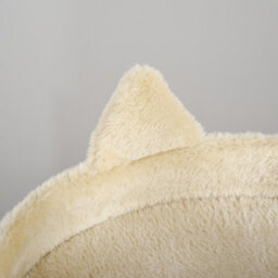 Pawhut 104Cm Cat Tree Condo Tower With Scratching Post Perch Ball, Cream - thumbnail 9