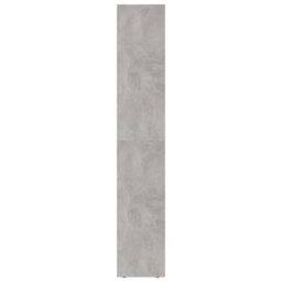 Vidaxl Book Cabinet Concrete Grey 36X30X171 Cm Engineered Wood - thumbnail 5