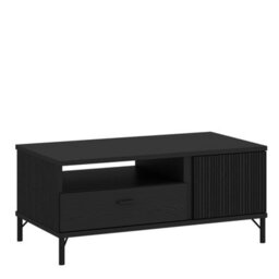 Furniture To Go Lusaka Coffee Table 2 Door 1 Drawer In Black Graphite - thumbnail 1