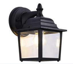 Wall Led Porch Outdoor Mounted Wall Light Retro Black Wall Lamp - thumbnail 6