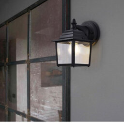 Wall Led Porch Outdoor Mounted Wall Light Retro Black Wall Lamp - thumbnail 7
