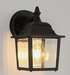 Wall Led Porch Outdoor Mounted Wall Light Retro Black Wall Lamp