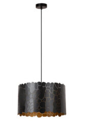 Lucide Almelo Pendant Light Diameter 40Cm 1Xe27 - Black - thumbnail 3