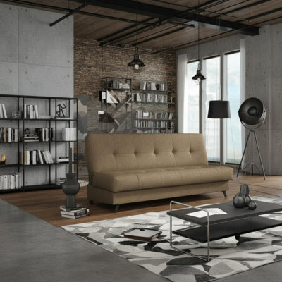 Enduro Xiii Modern Upholstered Living Room Sofa Comfortable Stylish Seating For Relaxing Various Colours Beige Melange - image 1