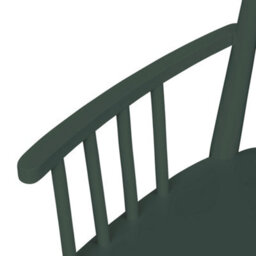 Statement Furniture Queensbury Bench With Back, Wooden Bench Seat - Bottle Green - thumbnail 5