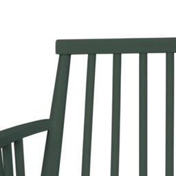 Statement Furniture Queensbury Bench With Back, Wooden Bench Seat - Bottle Green - thumbnail 4