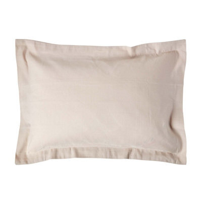 Homescapes Natural Linen Oxford Pillowcase, King - image 1