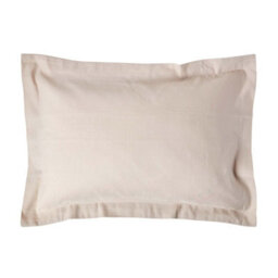 Homescapes Natural Linen Oxford Pillowcase, King - thumbnail 1