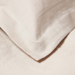 Homescapes Natural Linen Oxford Pillowcase, King - thumbnail 6