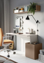 Arte Spacious Cashmere & Truffle Desk H770mm W1630mm D550mm - Modern Design With Storage - thumbnail 4