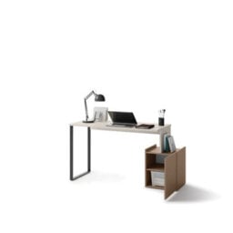 Arte Spacious Cashmere & Truffle Desk H770mm W1630mm D550mm - Modern Design With Storage - thumbnail 3