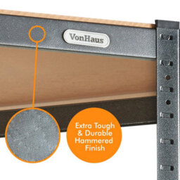 Vonhaus Corner 5 Tier 1.8M Garage Shelving Unit - thumbnail 4
