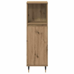 Berkfield 3 Piece Bathroom Furniture Set Artisan Oak Engineered Wood - thumbnail 6