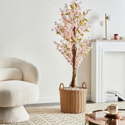 Wyld And Coco 150Cm Artificial Cherry Blossom Tree With Pink Silk-Like Flowers, Ready To Display - thumbnail 2