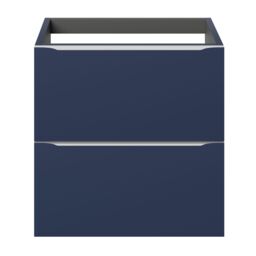 GoodHome Imandra Compact Matt Blue Wall-Mounted Bathroom Cabinet (H) 600mm (W) 600mm - thumbnail 2