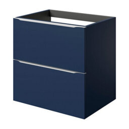GoodHome Imandra Compact Matt Blue Wall-Mounted Bathroom Cabinet (H) 600mm (W) 600mm - thumbnail 1