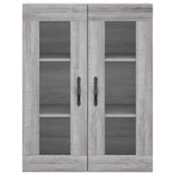 Berkfield Wall Mounted Cabinet Grey Sonoma 69.5X34X90 Cm Engineered Wood - thumbnail 7
