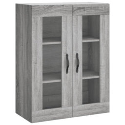 Berkfield Wall Mounted Cabinet Grey Sonoma 69.5X34X90 Cm Engineered Wood - thumbnail 2