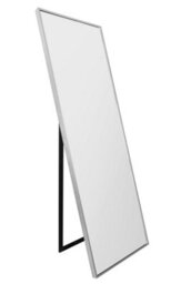 Mirroroutlet The Artus Silver Aluminium Edged Cheval Mirror 170Cm X 58Cm - thumbnail 3