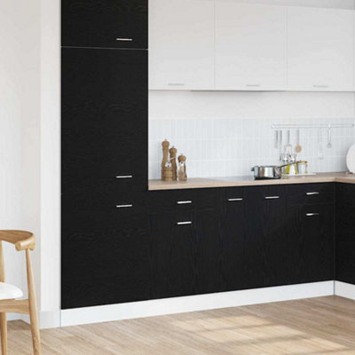 Walplus Drawer Cabinet Black Oak 50 X 46 X 81.5 Cm Engineered Wood - image 1