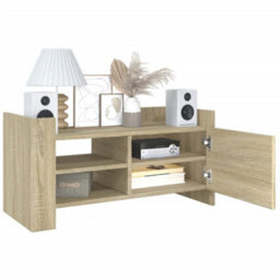 Berkfield Durable Tv Cabinet Sonoma Oak 80X35X40 Cm Engineered Wood - thumbnail 3