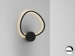 Luminosa Lighting Luminosa Opalis Integrated Led Wall Lamp Black 3000K - Uk Stock - thumbnail 3