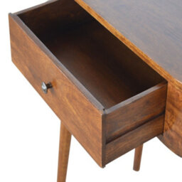 Matteo Albion Solid Mango Wood Console Table - Chestnut - thumbnail 6