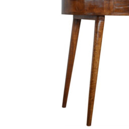 Matteo Albion Solid Mango Wood Console Table - Chestnut - thumbnail 4