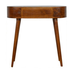 Matteo Albion Solid Mango Wood Console Table - Chestnut - thumbnail 7