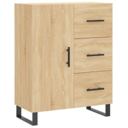 Berkfield Classic Sideboard Sonoma Oak 69.5X34X90 Cm Engineered Wood - thumbnail 1