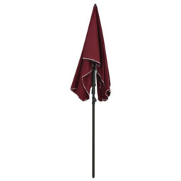 Berkfield Durable Garden Parasol With Pole 200X130 Cm Bordeaux Red - thumbnail 3