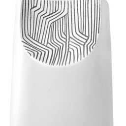 Vanity Living 35Cm White And Grey Polyresin Vase Modern Decorative Tall Vase For Living Room - thumbnail 4