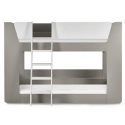 Oakham Cobaltwood Bunk Bed Taupe & White -  Single (90Cm) - thumbnail 3