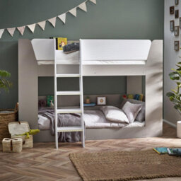 Oakham Cobaltwood Bunk Bed Taupe & White -  Single (90Cm) - thumbnail 2