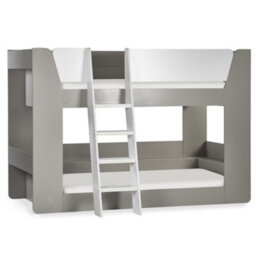 Oakham Cobaltwood Bunk Bed Taupe & White -  Single (90Cm) - thumbnail 1