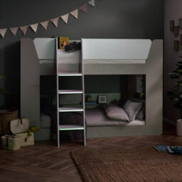 Oakham Cobaltwood Bunk Bed Taupe & White -  Single (90Cm) - thumbnail 5
