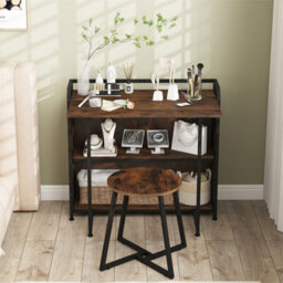 Space Saving Writing Table With Stool - thumbnail 2